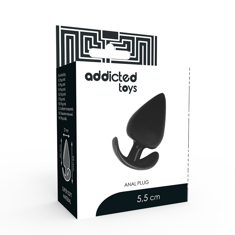 addicted toys plug anal 5 5 cm