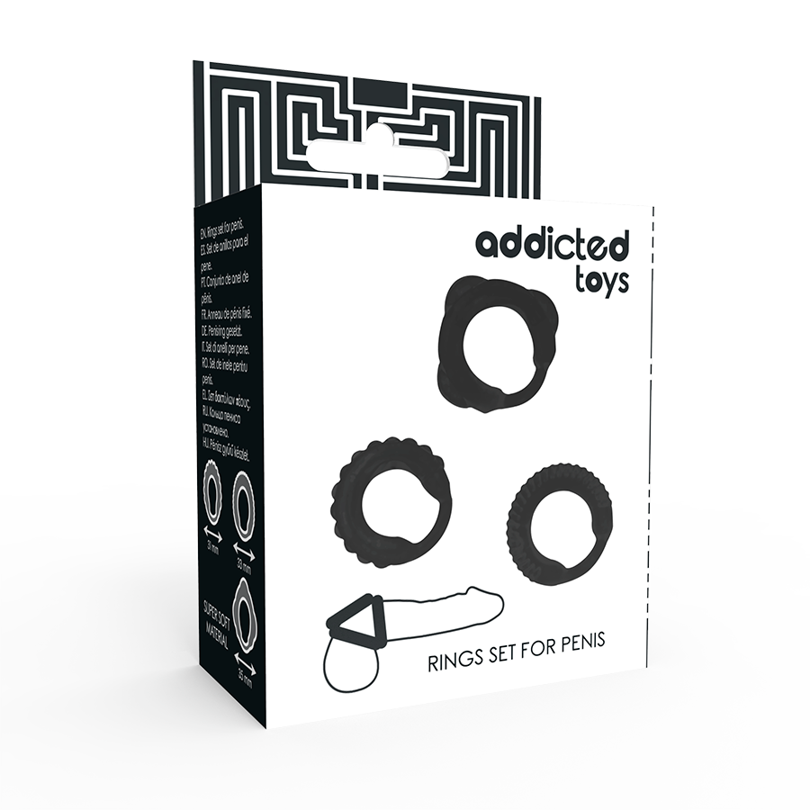 addicted toys ensemble c ring noir