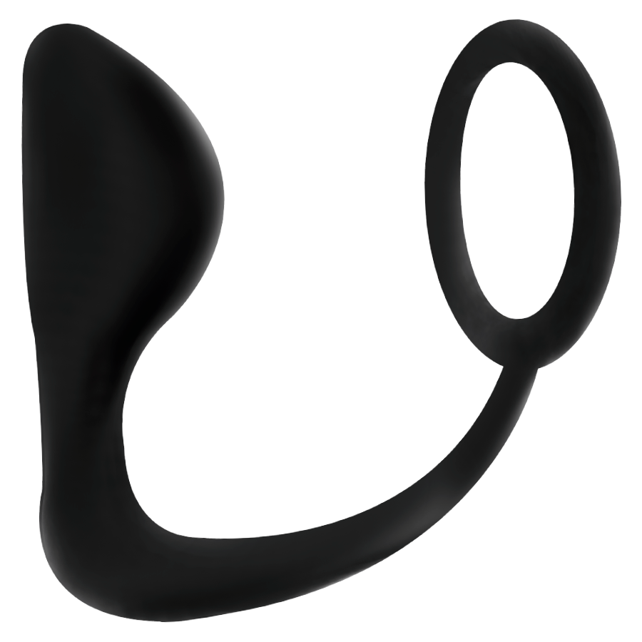 addicted toys plug anal avec anneau penis noir