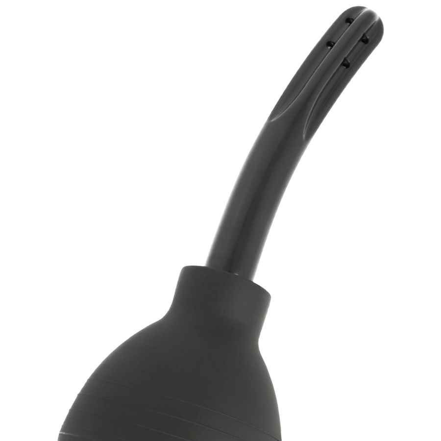 Douche intime Addicted Toys noire vue de trois quarts