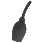 Douche anale Addicted Squeeze Clean en TPR noir.