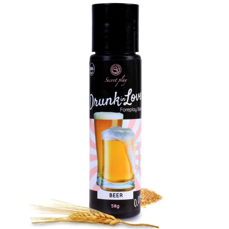 Lubrifiant comestible saveur bière Secret Play 60 ml — vue principale
