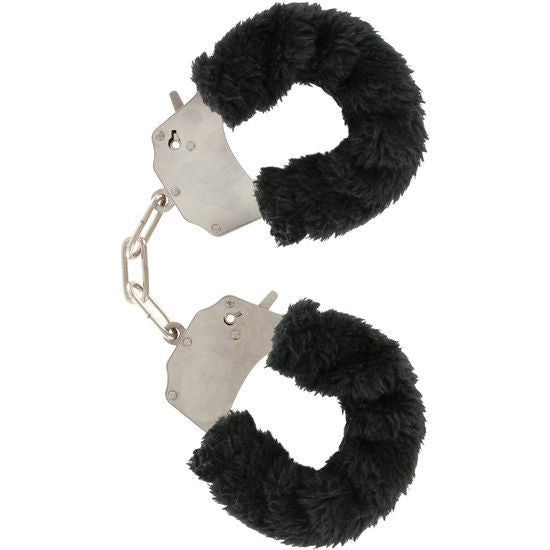 toyjoy manchettes furry fun bondage noir