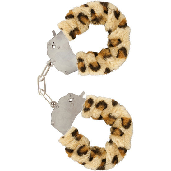toyjoy manchettes furry fun bondage leopard