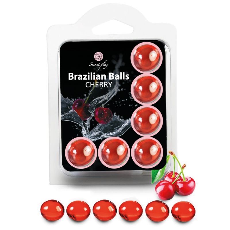 Boules de massage huile parfum cerise — vue principale