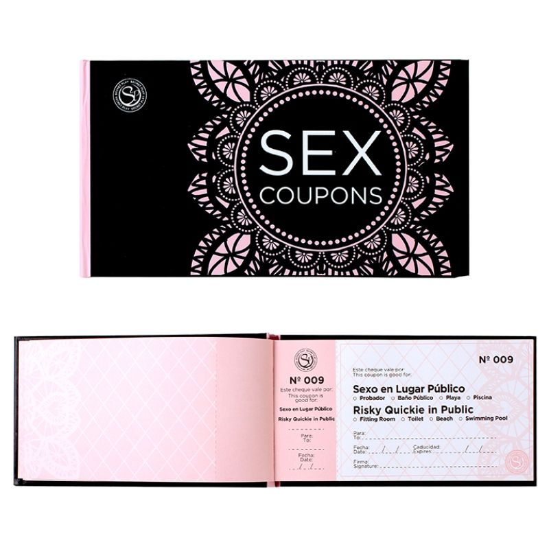 Carnet de 50 coupons coquins à offrir — vue principale
