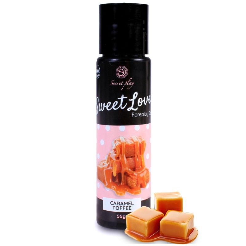 Gel lubrifiant comestible saveur caramel — vue principale