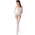 Body résille blanc taille unique BS055 — vue principale