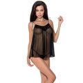 Nuisette sensuelle avec string assorti — vue principale