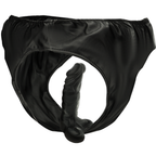 Culotte avec gode et plug interchangeables cuir PU — détail produit