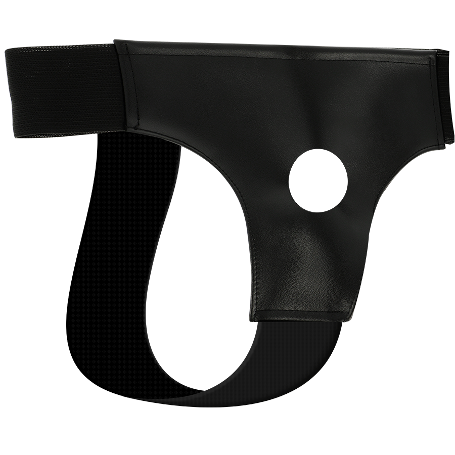 Harnais avec trou cuir PU taille unique — détail produit