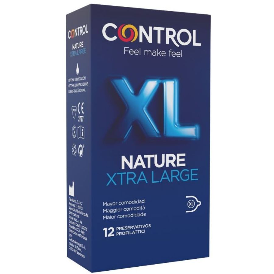 Préservatifs XL transparents latex naturel 12 unités — vue principale