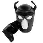 darkness masque pour chien en neoprene avec museau amovible l