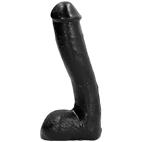 Grand gode réaliste ondulé noir — détail produit