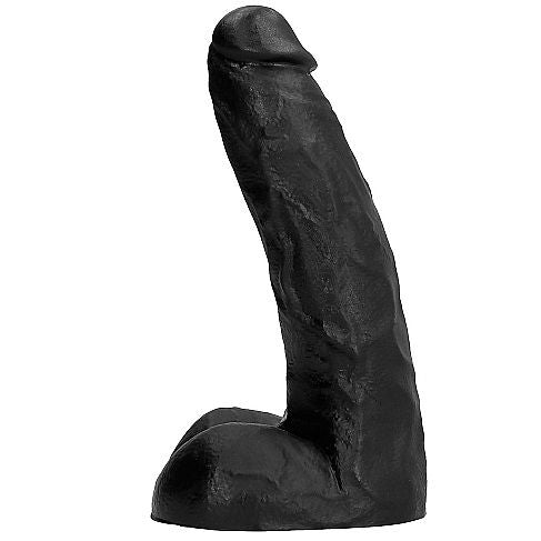 Gode All Black flexible et veiné — détail produit