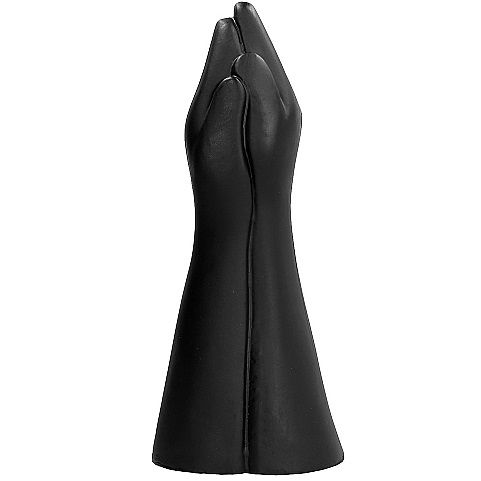 Gode fisting réaliste All Black — détail produit