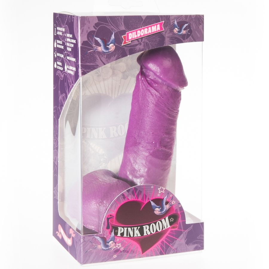 pink room gode realiste nao violet 16 cm
