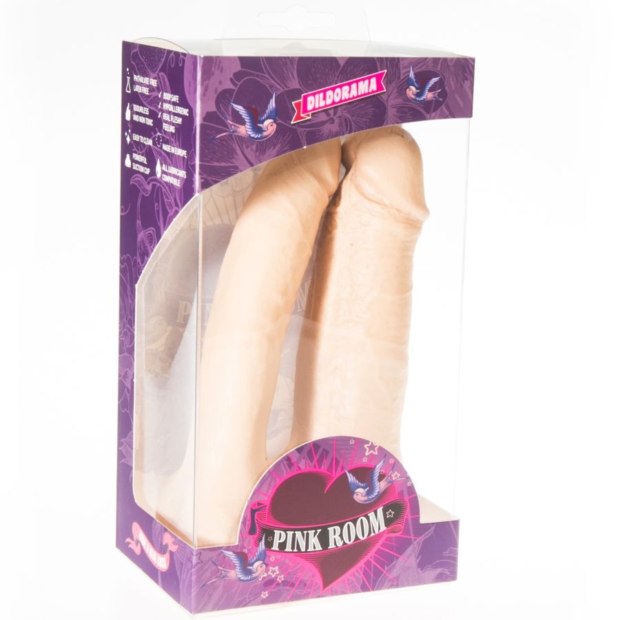 Double gode réaliste chair pour duo Arthus — détail produit