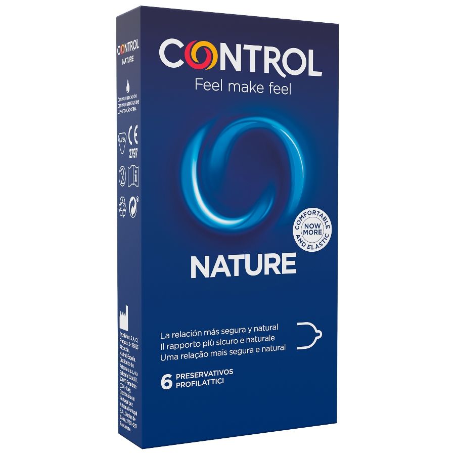 control preservatifs adapta nature 6 unites
