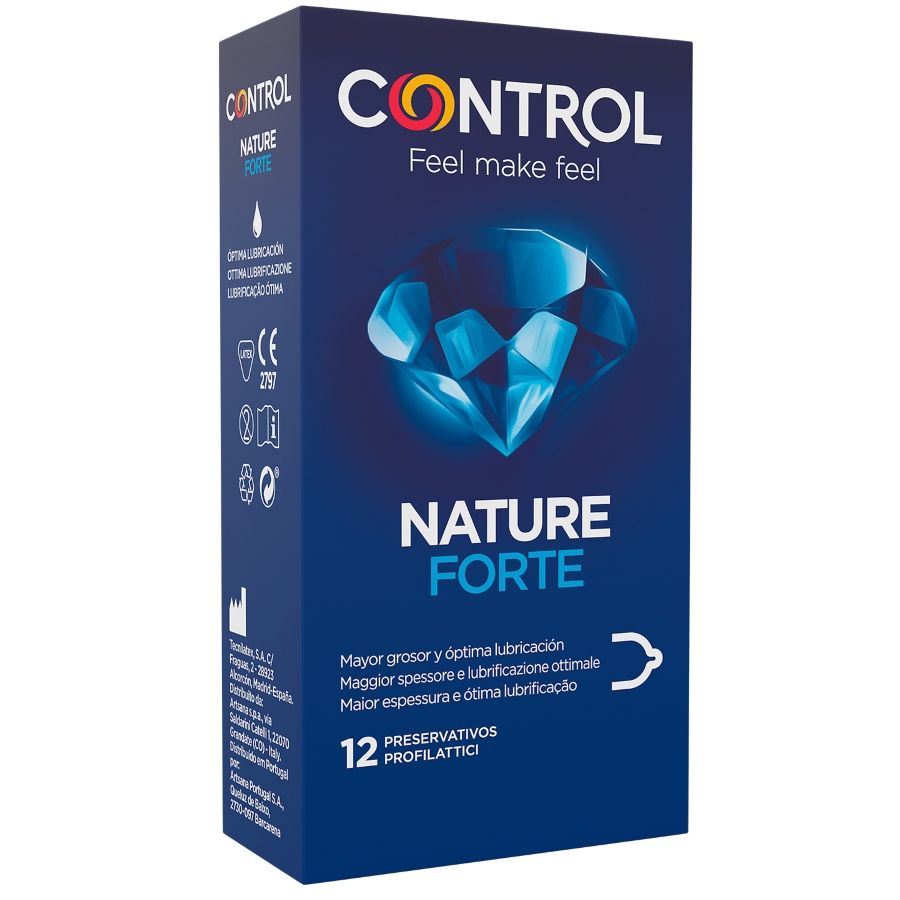 Préservatifs Control Forte latex naturel 12 unités — vue principale