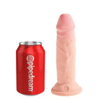 Gode réaliste double densité à ventouse King Cock Plus — détail produit