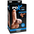 Packaging PDX Male Reach Around Stroker, boîte noire et bleue