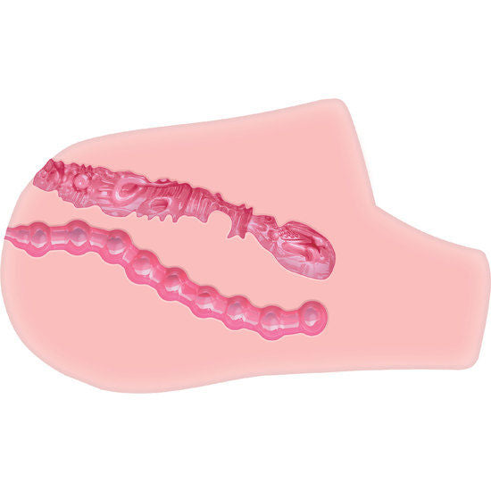 Masturbateur Nasty Nympho Bouncer avec vibrateur — vue de dos