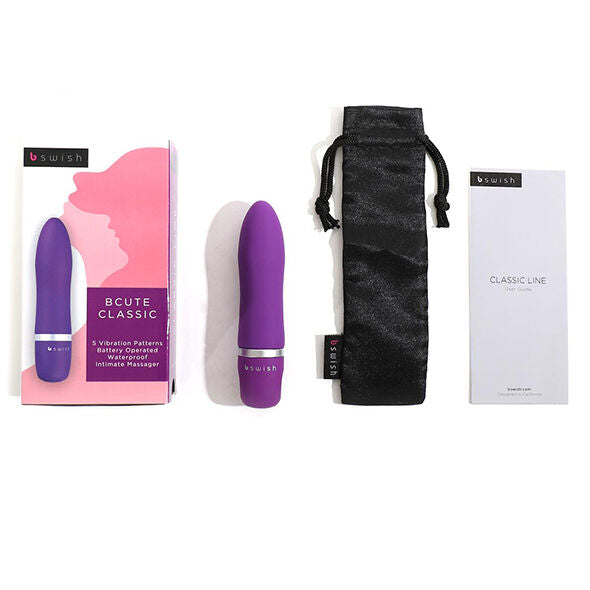 Mini vibromasseur clitoridien silicone lilas — détail texture surface