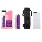 Mini vibromasseur clitoridien silicone lilas — détail texture surface