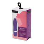 Mini vibromasseur clitoridien silicone lilas — vue rapprochée