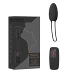 Masseur B Naughty Unleashed noir avec télécommande — vue rapprochée
