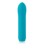 Vibromasseur bullet courbé point G et clitoris — vue de profil