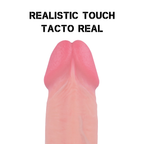 Gode silicone réaliste Avenger base ventouse — vue de dos
