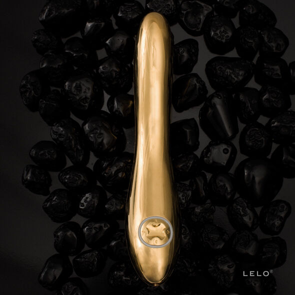 Masseur INEZ plaqué or 24 carats — vue de profil