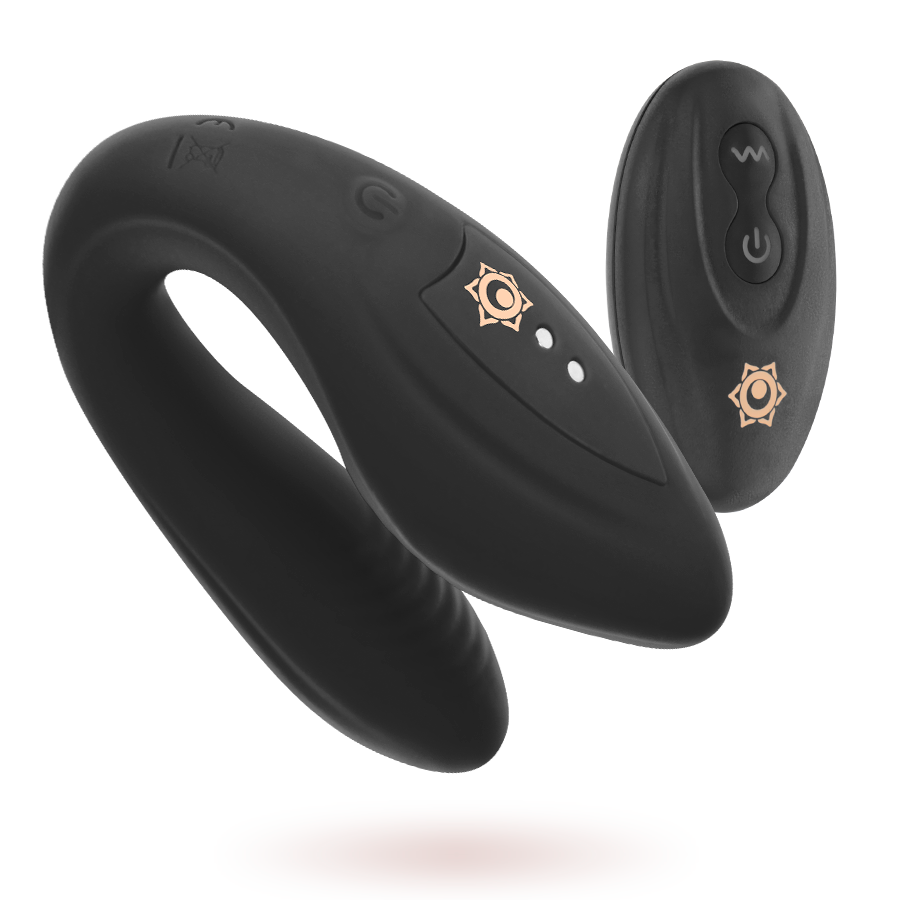 Vibrateur couple télécommande Kama silicone — vue principale