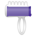 Stimulateur de doigt vibrant TPR lilas — vue principale