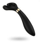Vibromasseur multifonction en silicone trois moteurs — angle alternatif