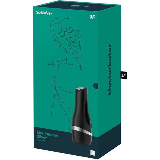 satisfyer masturbateur homme classique argent