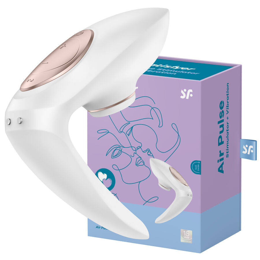 Stimulateur couple ondes de pression et vibrations point G — détail produit
