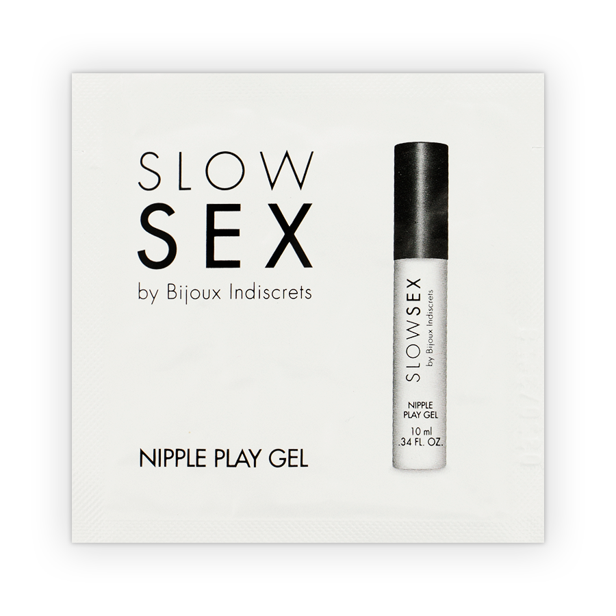 Echantillon Slow Sex Nipple Play Gel de Bijoux Indiscrets, gel sensoriel pour les tetons monodose 6 ml, pense pour reveiller les sensations pendant les preliminaires
