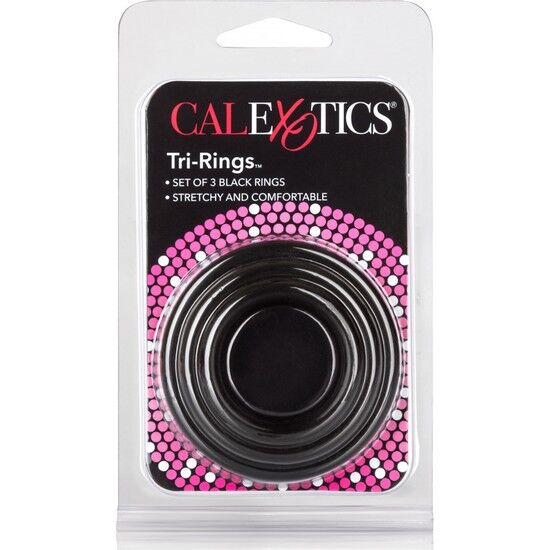 Tri-anneau cockring d'érection Calexotics