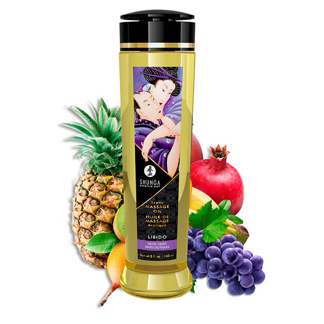 Huile de massage sensuelle aux fruits exotiques 240 ml — vue principale
