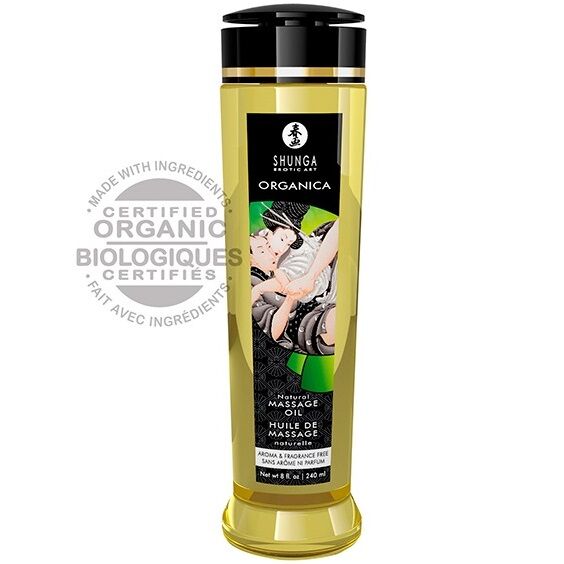 Huile de massage naturelle bio 240 ml — vue principale
