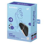 Stimulateur clitoridien par aspiration connecté — vue de dos