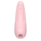 Stimulateur clitoridien Curvy ondes de pression et vibration — détail texture surface