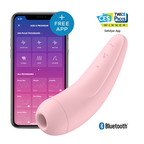 Stimulateur clitoridien Curvy ondes de pression et vibration — vue de profil