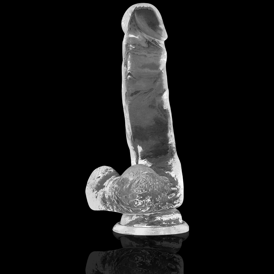 Gode réaliste transparent en jelly avec ventouse — vue galerie 56