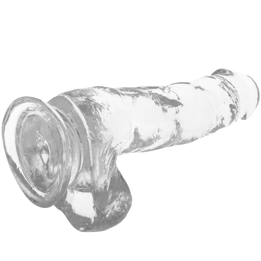Gode réaliste transparent en jelly avec ventouse — emballage produit 4