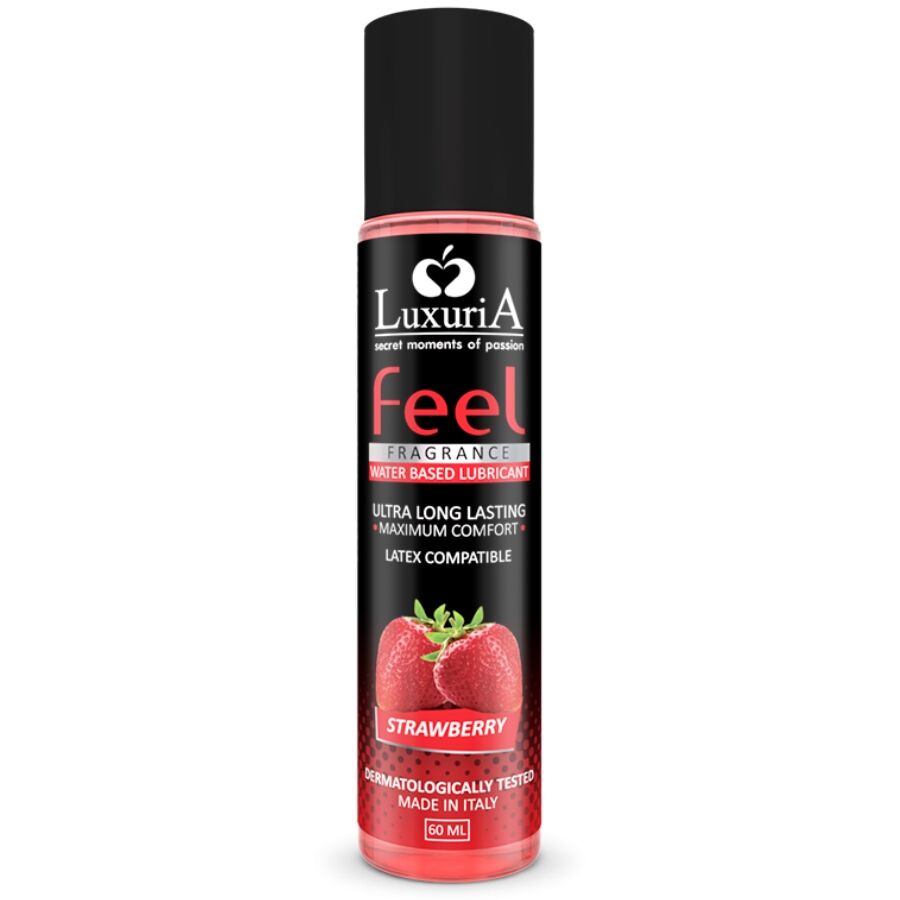 Lubrifiant parfumé saveur fraise 60 ml — vue principale