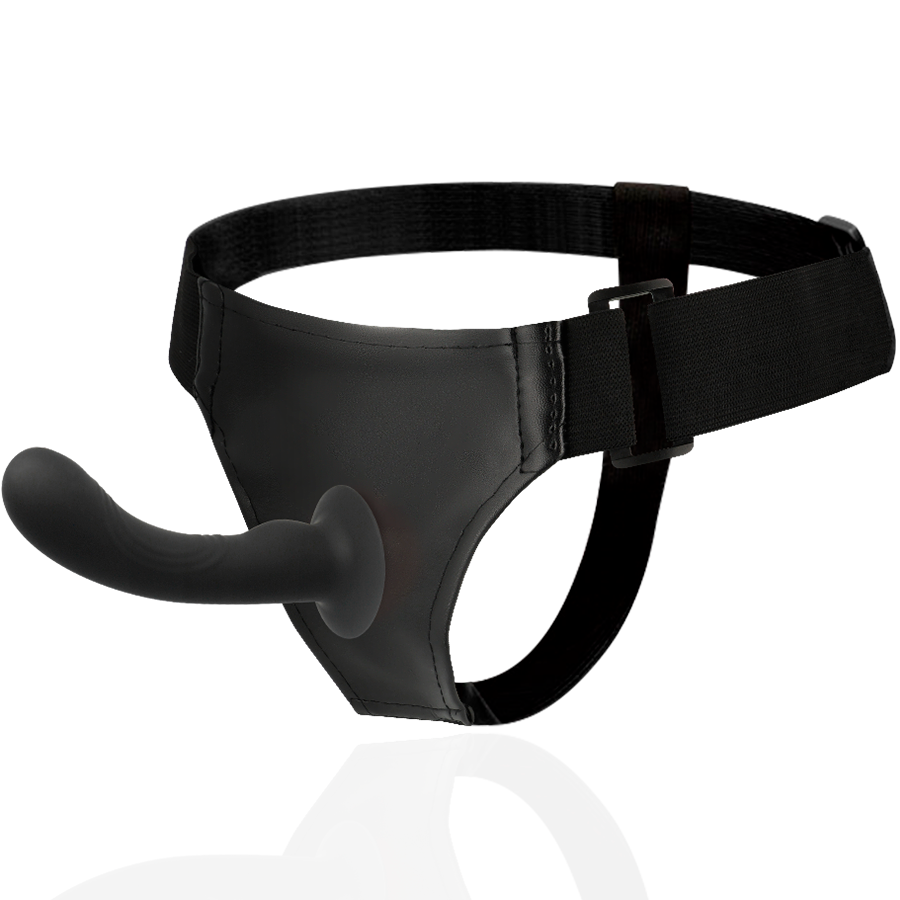 Gode ceinture silicone point G Kenny — vue de profil